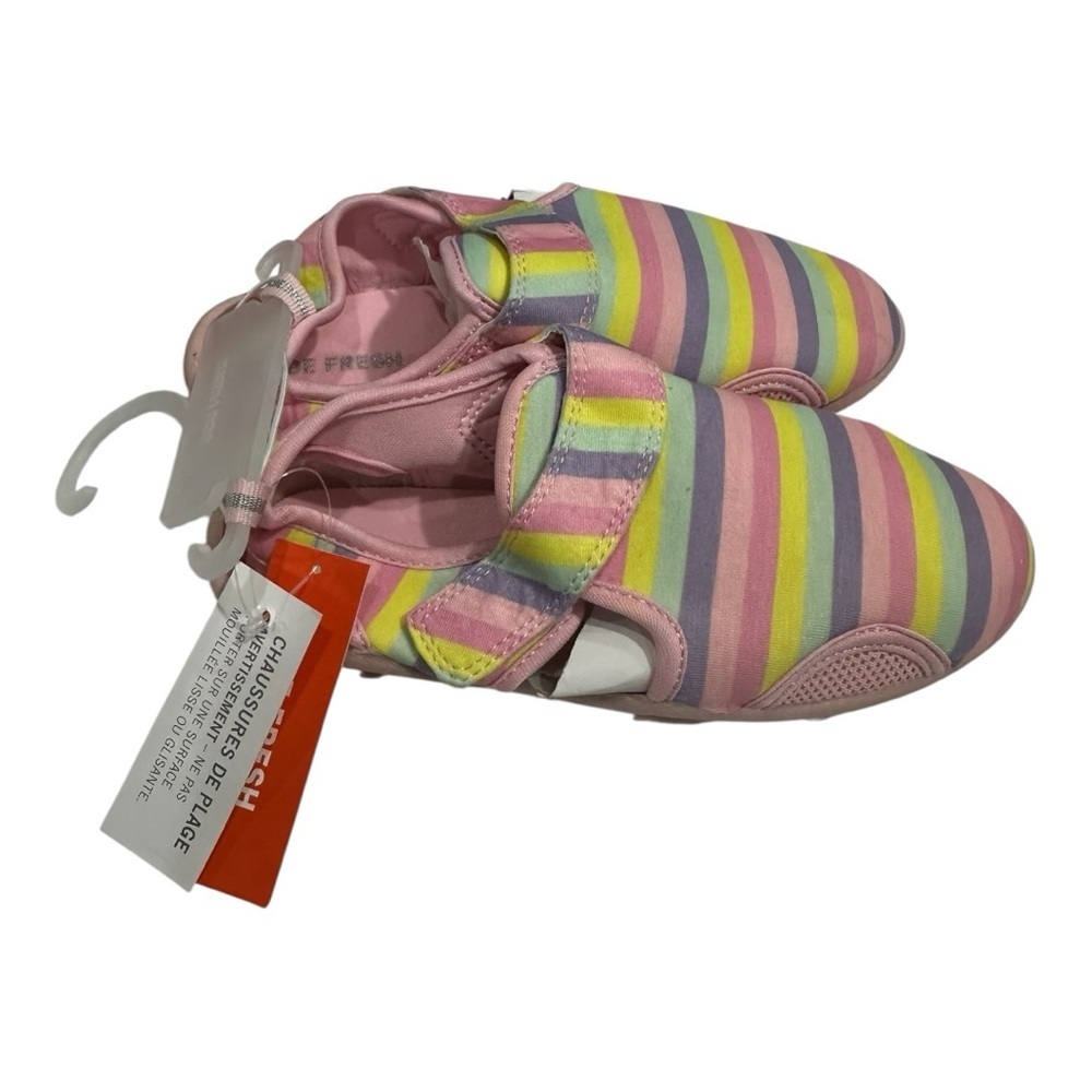 Joe Fresh Colourful Striped Water Shoes Size S (12-13)